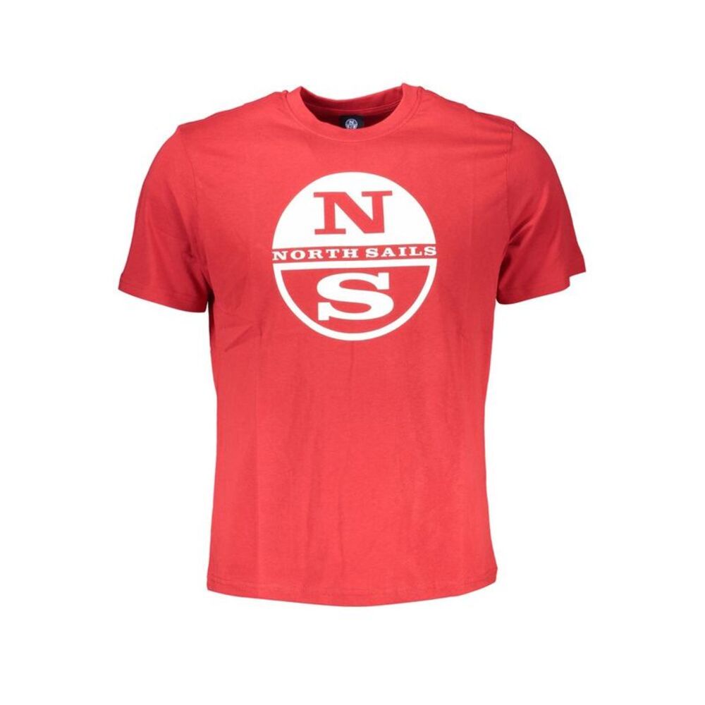 North Sails Red Cotton Men Men's T-Shirt